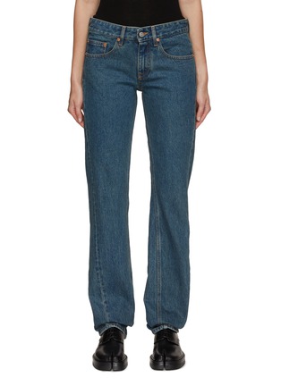 Main View - Click To Enlarge - MM6 MAISON MARGIELA - Twisted Seam Low Rise Jeans