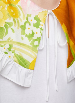  - DRY CLEAN ONLY - Ruffle Collar T-Shirt