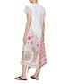 Back View - Click To Enlarge - DRY CLEAN ONLY - Mixed Print T-Shirt Dress