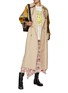 Figure View - Click To Enlarge - DRY CLEAN ONLY - Belted Floral Print Trench Coat