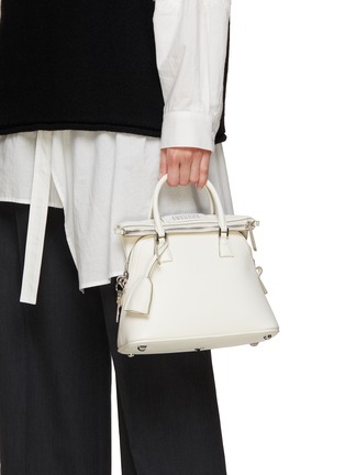 Figure View - Click To Enlarge - MAISON MARGIELA - Mini 5AC Classique Leather Crossbody Bag