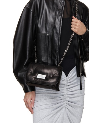 Small Glam Slam Leather Crossbody Bag