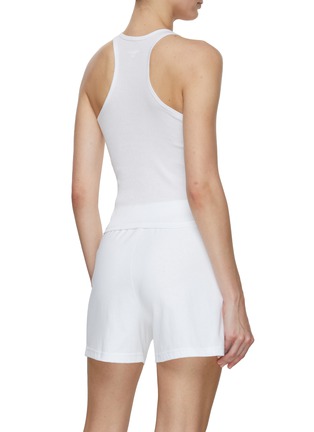 Back View - Click To Enlarge - ALEXANDER WANG - Classic Ribbed Cotton Racerback Tank
