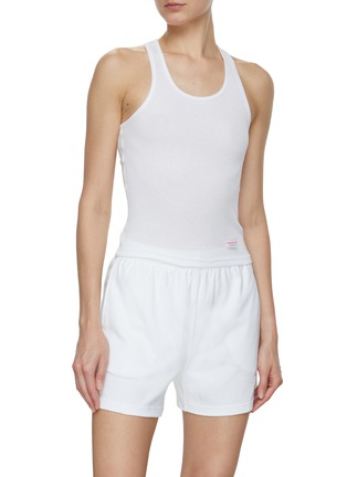 Figure View - Click To Enlarge - ALEXANDER WANG - Classic Ribbed Cotton Racerback Tank