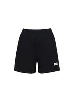 パンツ S jersey shorts lace BLACK ALEXANDERWANG | Cotton Jersey Shorts | BLACK | Women | Lane