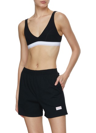 Figure View - Click To Enlarge - ALEXANDER WANG - Cotton Jersey Shorts