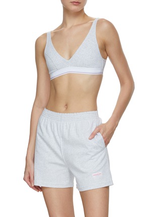Figure View - Click To Enlarge - ALEXANDER WANG - Cotton Jersey Shorts
