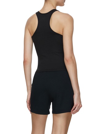 Back View - Click To Enlarge - ALEXANDER WANG - Classic Ribbed Cotton Racerback Tank