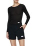 Figure View - Click To Enlarge - ALEXANDERWANG - Long Sleeve Ribbed Cotton T-Shirt