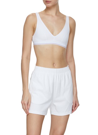 Figure View - Click To Enlarge - ALEXANDER WANG - Ribbed Jersey Bralette