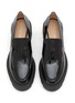Detail View - Click To Enlarge - STUART WEITZMAN - Soho 70 Patent Leather Heeled Loafers