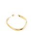Detail View - Click To Enlarge - DEMARSON - Calypso 12k Gold Plated Half Hoop Earrings