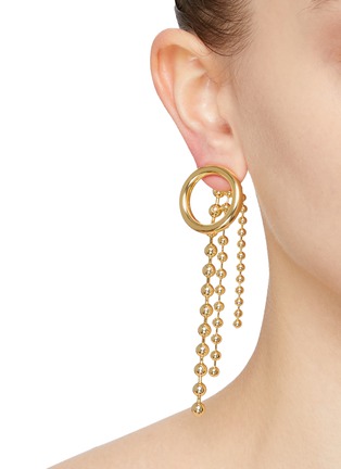 Figure View - Click To Enlarge - DEMARSON - Gabriella Gold Chandelier Hoop Earrings