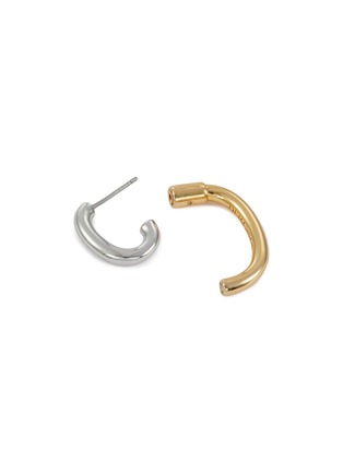 Detail View - Click To Enlarge - DEMARSON - Mini Luna 12K Gold Hoop Earrings