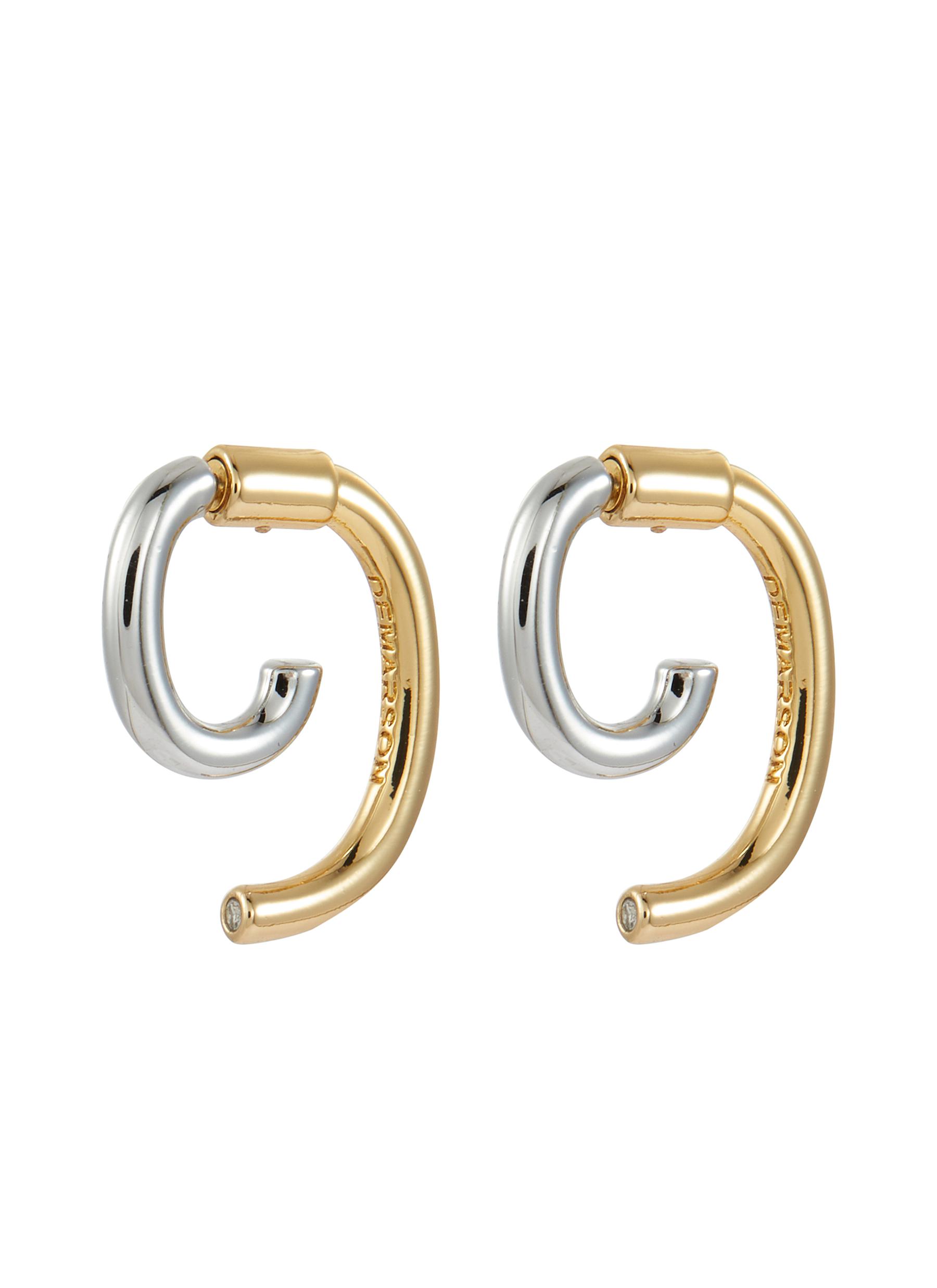 Mini Luna 12K Gold Hoop Earrings