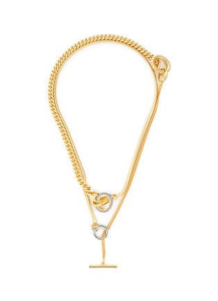 Main View - Click To Enlarge - DEMARSON - Athena 12K Gold Convertible Necklace