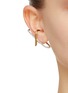 Figure View - Click To Enlarge - DEMARSON - Iris 12K Gold Crystal Pavé Ear Cuff