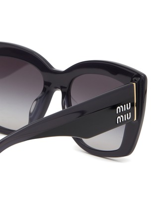 Detail View - Click To Enlarge - MIU MIU - Acetate Square Sunglasses