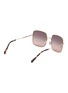 Figure View - Click To Enlarge - MIU MIU - Metal Rectangular Sunglasses