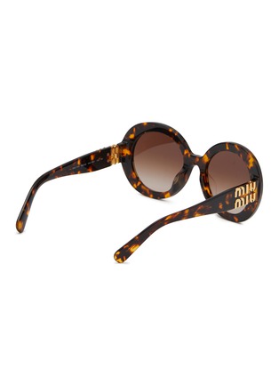 Miu miu round tortoise sunglasses sales