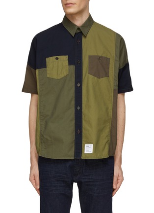 Main View - Click To Enlarge - FDMTL - Patchwork Shirt