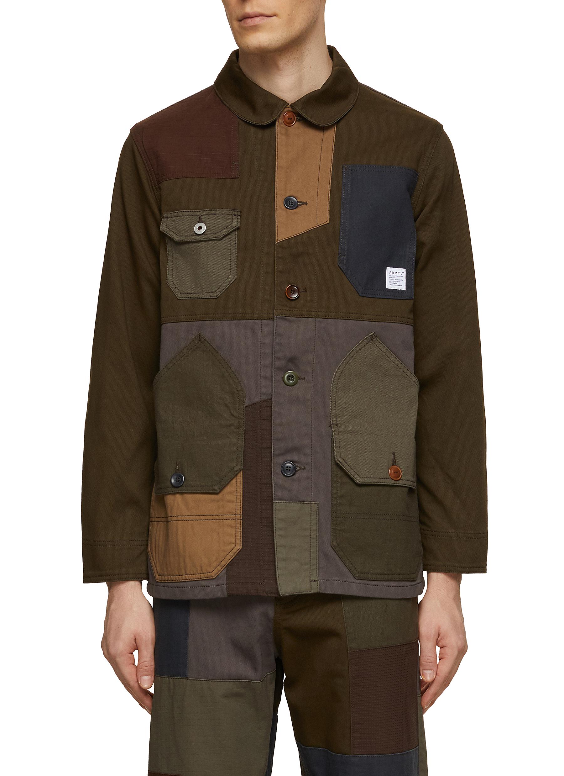 Patchwork Coverall Jacket