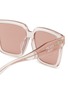 Detail View - Click To Enlarge - PRADA - Violet Lens Acetate Square Sunglasses