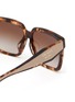 Detail View - Click To Enlarge - PRADA - Acetate Square Sunglasses