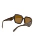 Figure View - Click To Enlarge - PRADA - Brown Lens Acetate Square Sunglasses