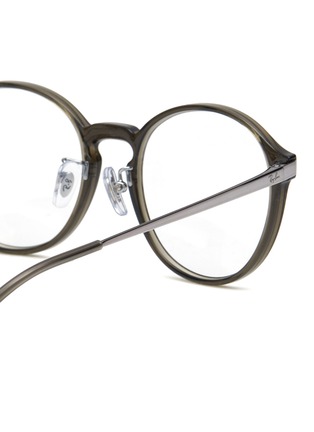 Detail View - Click To Enlarge - RAY-BAN - Acetate Round Optical Glasses