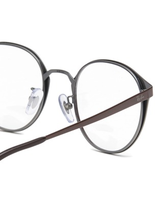 Detail View - Click To Enlarge - RAY-BAN - Metal Round Optical Glasses