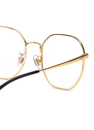 Detail View - Click To Enlarge - RAY-BAN - Metal Irregular Optical Glasses