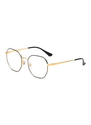 Main View - Click To Enlarge - RAY-BAN - Metal Irregular Optical Glasses