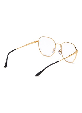 Figure View - Click To Enlarge - RAY-BAN - Metal Irregular Optical Glasses