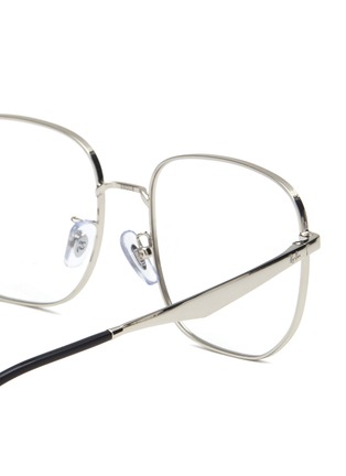 Detail View - Click To Enlarge - RAY-BAN - Metal Square Optical Glasses