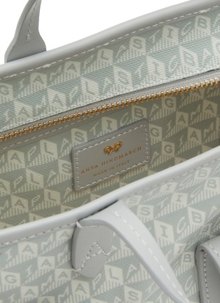Detail View - Click To Enlarge - ANYA HINDMARCH - XS I am a Plastic Bag Wink Recycled Canvas Tote Bag