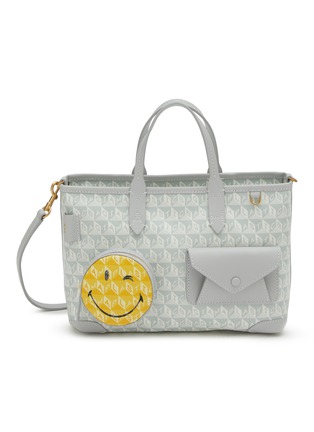 Main View - Click To Enlarge - ANYA HINDMARCH - XS I am a Plastic Bag Wink Recycled Canvas Tote Bag