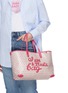 Figure View - Click To Enlarge - ANYA HINDMARCH - Small I Am A Plastic Bag Recycled Canvas Tote Bag
