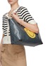 Figure View - Click To Enlarge - ANYA HINDMARCH - Medium I Am A Plastic Bag Wink Recycled Canvas Tote Bag