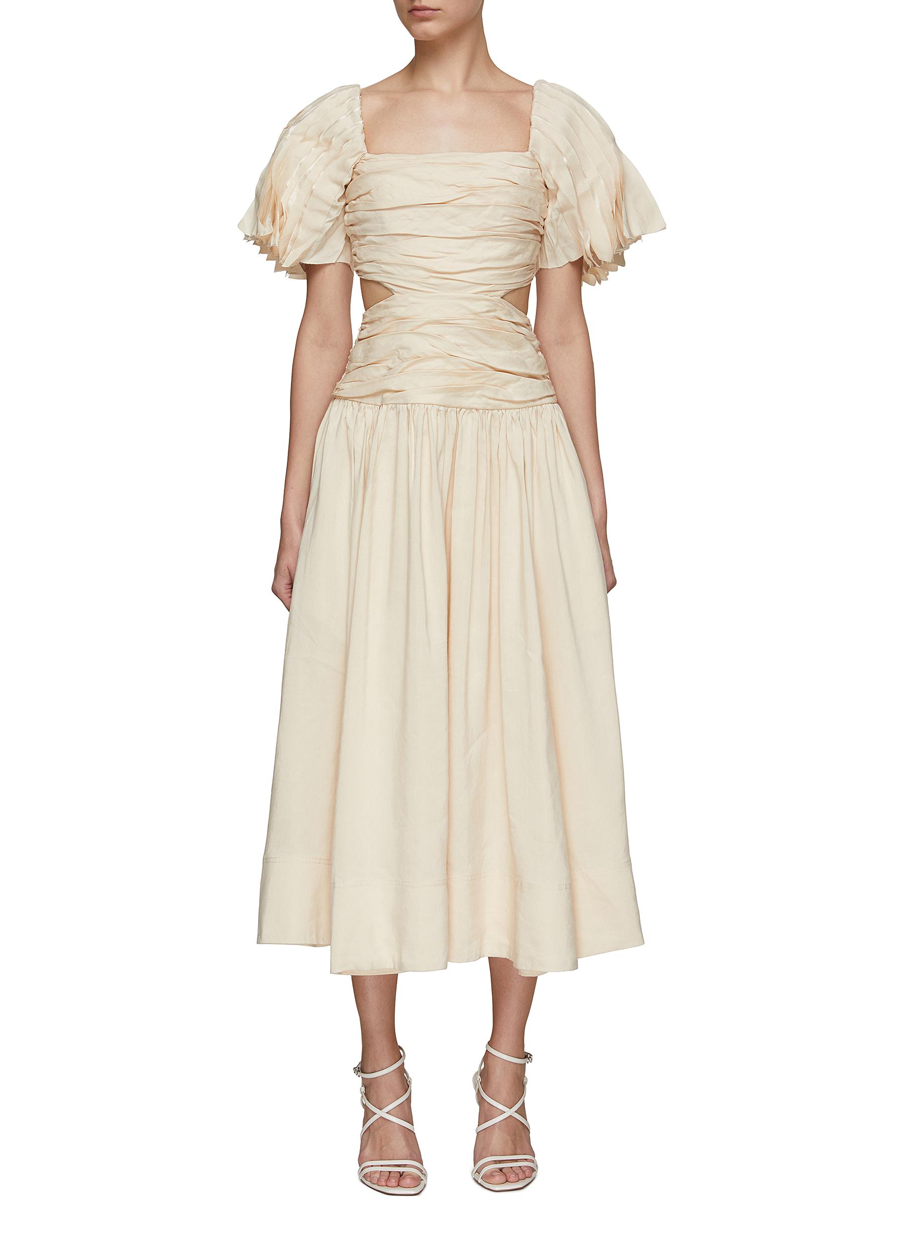 AJE Marianne Ruched Mini Dress Women Lane Crawford