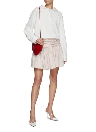 Figure View - Click To Enlarge - AJE - Cari Ruched Waist Mini Skirt