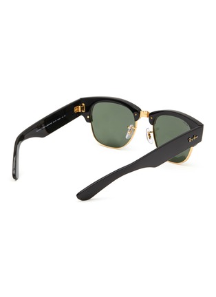 Figure View - Click To Enlarge - RAY-BAN - Green Lens Acetate Square Sunglasses