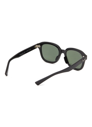 RAY BAN | Green Lens Acetate Square Sunglasses