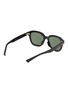 Figure View - Click To Enlarge - RAY-BAN - Green Lens Acetate Square Sunglasses