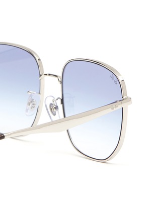 Detail View - Click To Enlarge - RAY-BAN - Metal Irregular Sunglasses