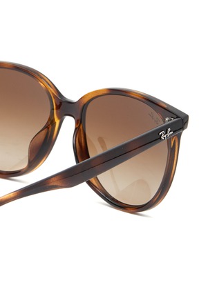 Detail View - Click To Enlarge - RAY-BAN - Tortoiseshell Effect Acetate Square Sunglasses