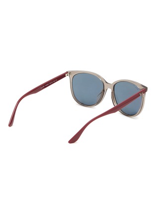 Figure View - Click To Enlarge - RAY-BAN - Blue Lens Acetate Square Sunglasses