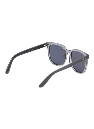 Figure View - Click To Enlarge - RAY-BAN - Transparent Acetate Square Sunglasses