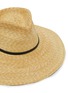 Detail View - Click To Enlarge - JANESSA LEONÉ - Braided Straw Fedora Hat With Chin Strap