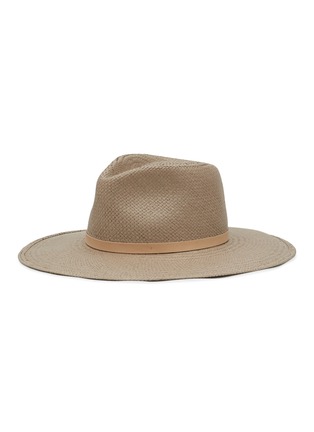 Main View - Click To Enlarge - JANESSA LEONÉ - Straw Fedora Hat
